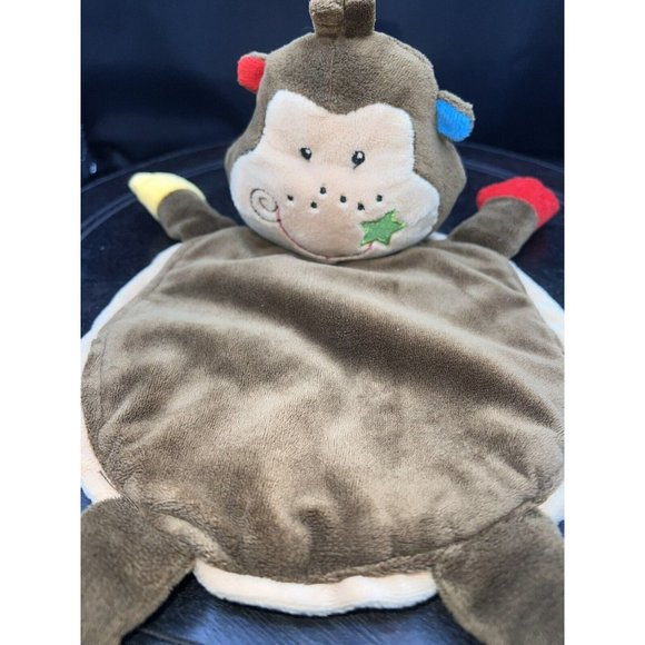 Basic Essentials Monkey Lovey 13" Security Blanket Stuffed Animal Toy - Picture 1 of 9